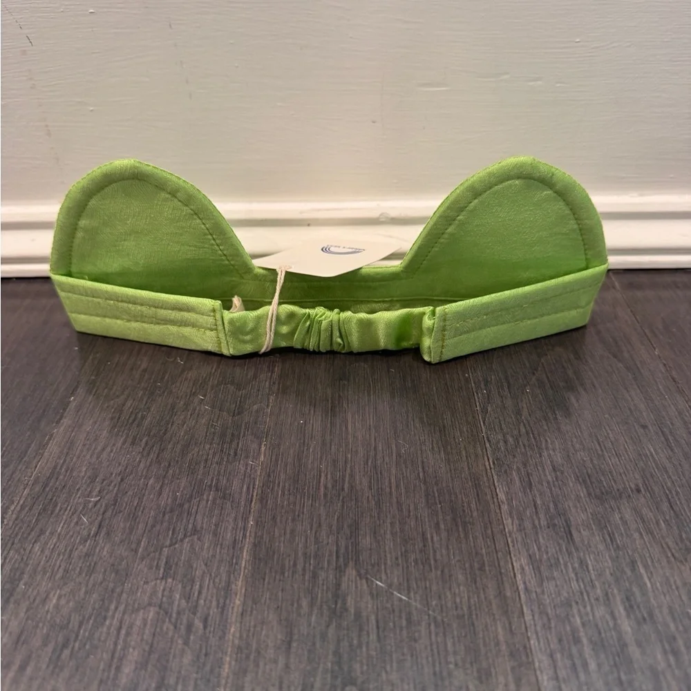 NWT Sarah’s Silks Kids Green Costume Frog Dress Up Headband Kids Pretend Play